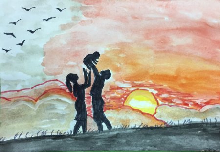 Семейные ценности рисунок