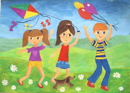 Моё счастливое детство рисунки