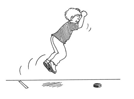 Прыжок рисунок