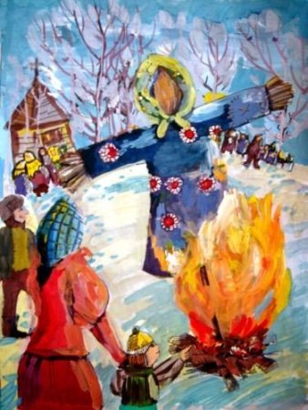 Композиция на тему Масленица