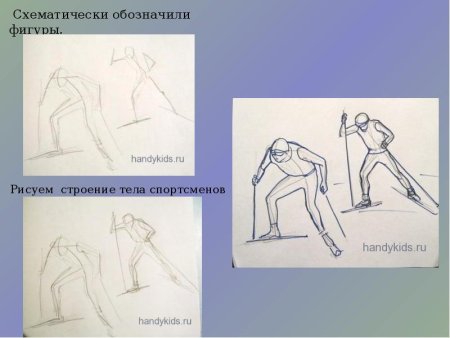 Изо рисование человека в движении