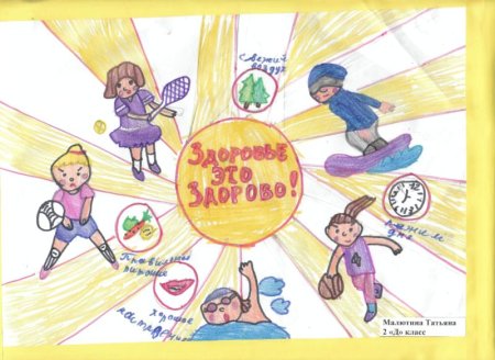 Здоровый образ жизни рисунок