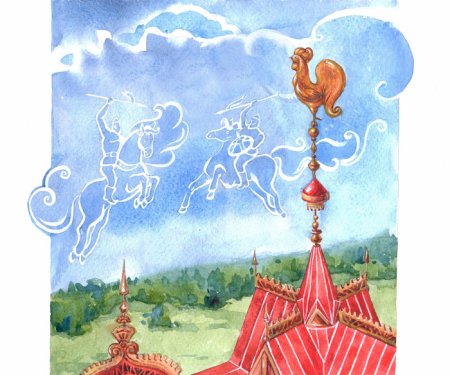 Сказка о золотом гребешке Пушкин