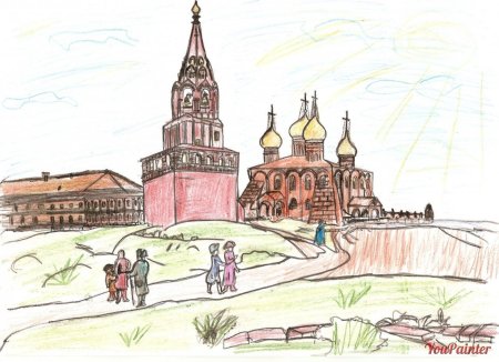 Рисунок на тему Россия