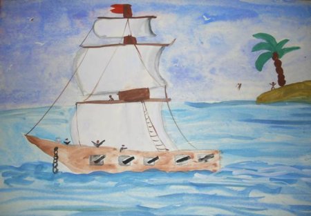 «Морское путешествие» рисование