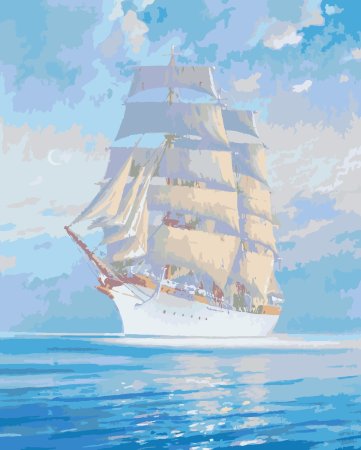 Художник-маринист Адольф бок