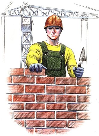 Профессия Строитель рисунок