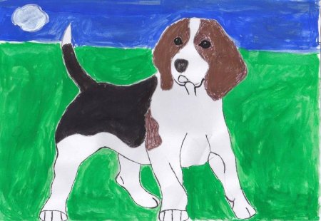 Рисование четвероногого друга