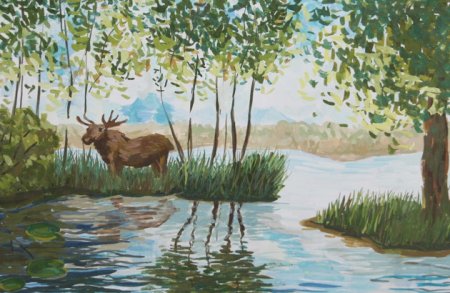 Пейзаж мир заповедной природы