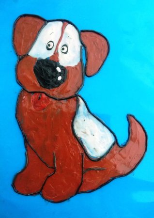 Четвероногий друг рисунок