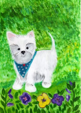 Рисунок на тему мой Четвероногий друг