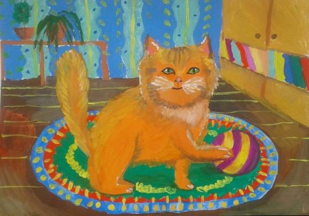 Рисунок на тему мой Четвероногий друг