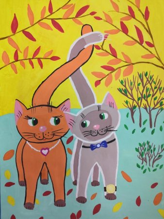 Рисунок на тему мой Четвероногий друг