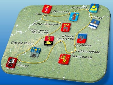 Путешествие по городам золотого кольца России