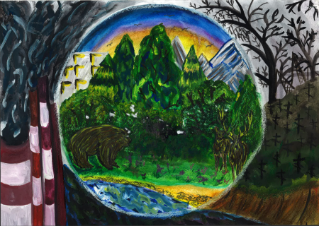 Пейзаж на тему экология