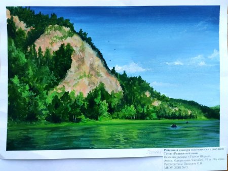 Экологический конкурс родные пейзажи