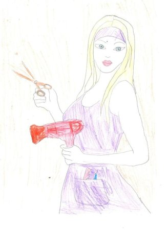 Рисунки на тему парикмахерская