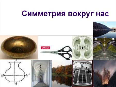 Осевая симметрия вокруг нас