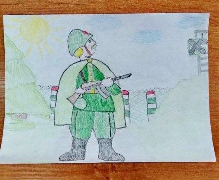 Рисунок солдату