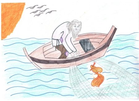 Иллюстрирование «сказки о рыбаке и рыбке» а. с. Пушкина