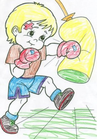 Рисунок на тему спорт