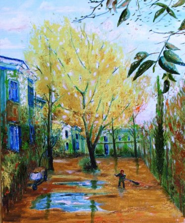 Осенний дворик