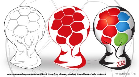 Кубок мира по футболу эскиз