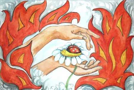 Рисунок пожарная безопасность