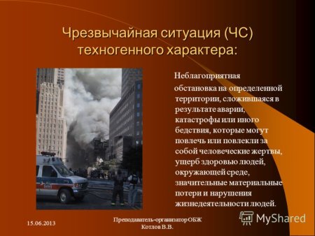 Виды опасных ситуаций