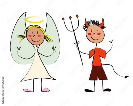 Нарисовать добро и зло