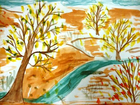 Конкурс рисунков Золотая осень