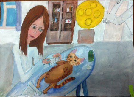 Ветеринар рисунок для детей