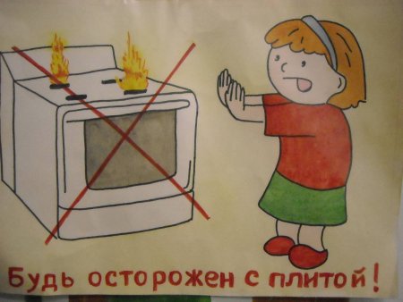 Рисование безопасность в быту