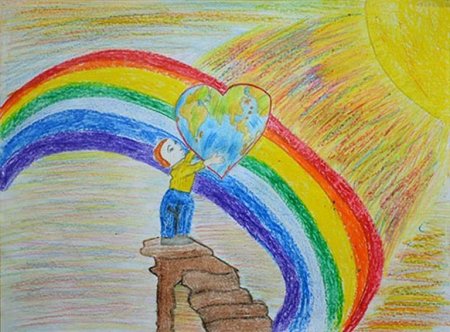 Рисунок на тему доброта