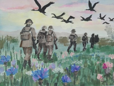 Военные будни рисунки