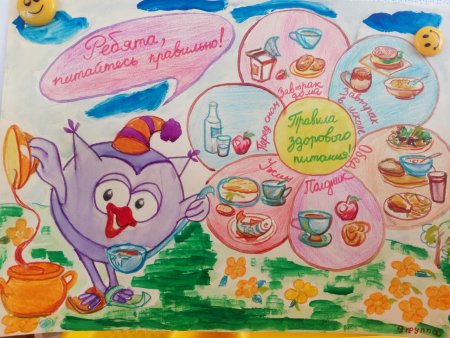 Плакат по здоровому питанию