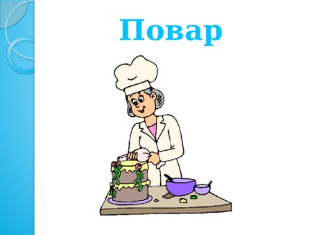 Профессия повар