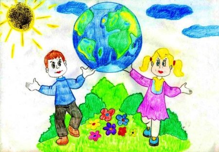 Счастливое детство рисунок