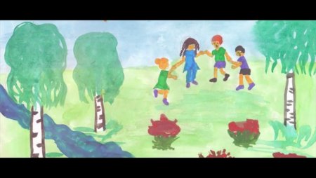 Счастливое детство рисунок