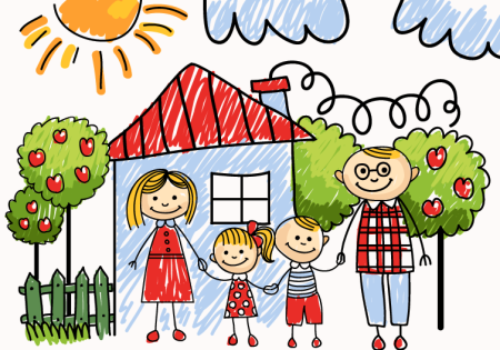 Семья рисунок