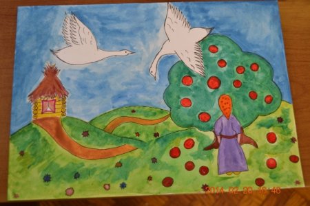 Гуси лебеди 2 класс перспектива