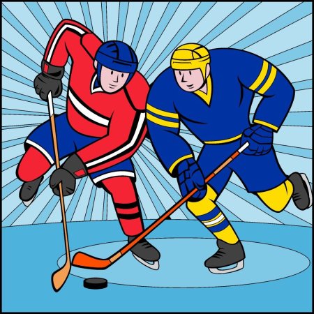 Хоккей глазами детей