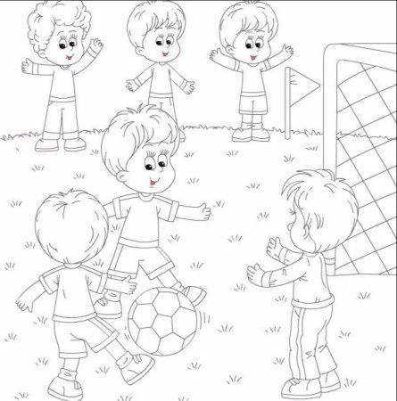 ЗОЖ раскраски для детей