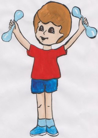 Плакат о здоровом образе жизни для садика