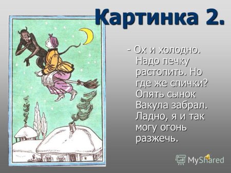 Герои сказки ночь перед Рождеством Гоголь