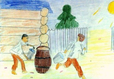 Иллюстрация к рассказу Тимур и его команда