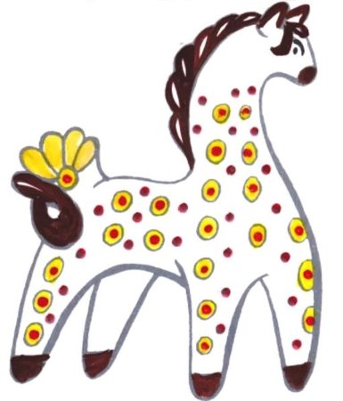 Филимоновские игрушки раскраски