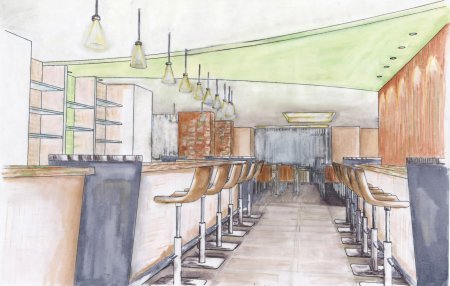 Красивая Школьная столовая