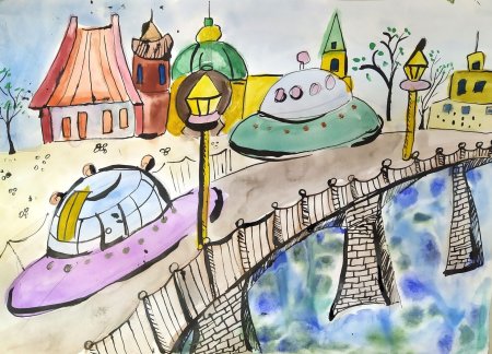 Конкурс рисунков город будущего