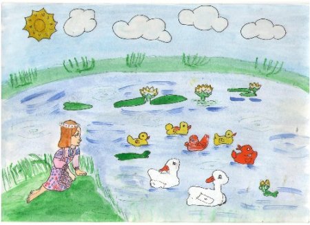 Рисунок летние каникулы 5 класс